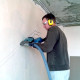 Штробление стены под нишу для дренажной помпы MDV 150х70 мм. (Кирпич)