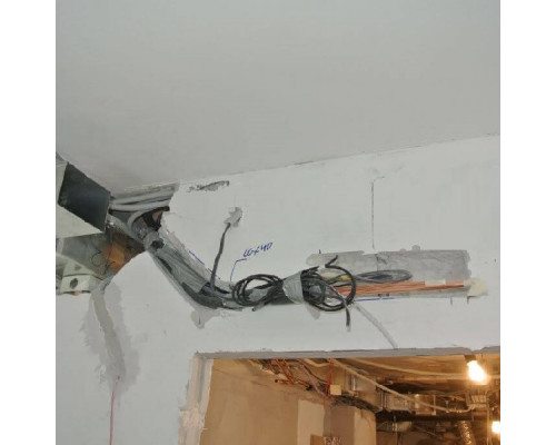 Штробление стены под нишу для дренажной помпы MDV 150х70 мм. (Бетон)